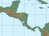 Central America map